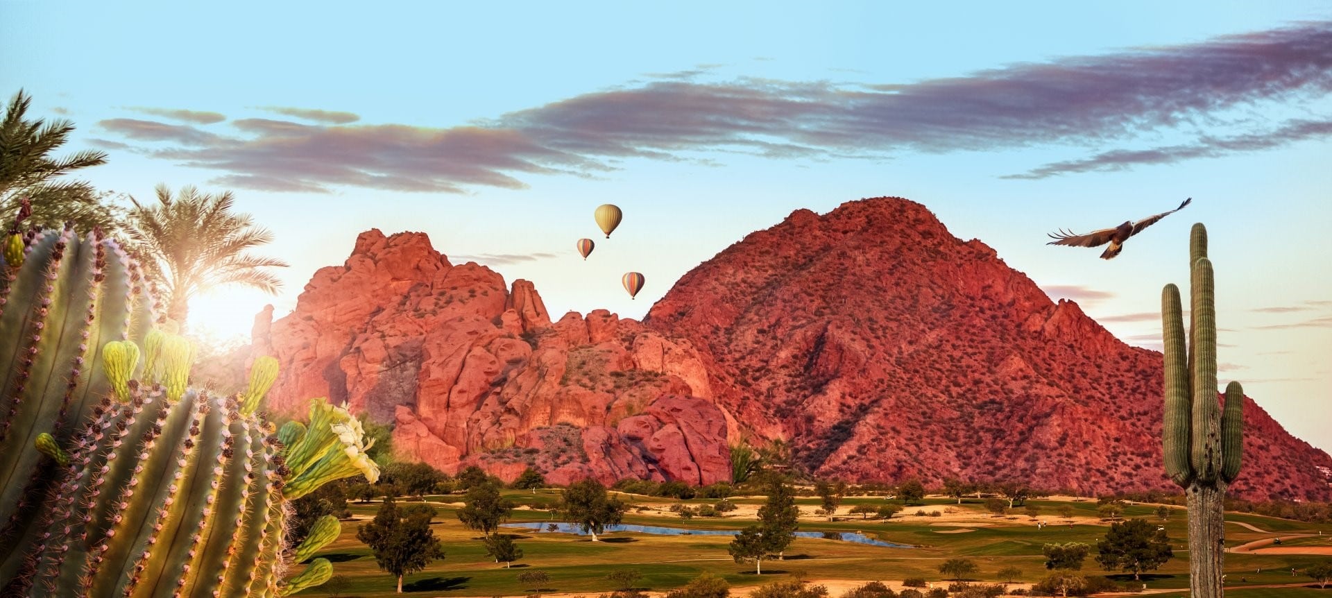 Annual hot air balloon festival near Scottsdale Arizona